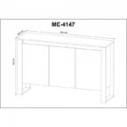 Conjunto 3 Peças Com Mesa Para Escritório 127cm, Armário Mult