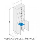 Conjunto 3 Peças Com Mesa Para Escritório 135cm, Estante E Ga