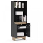 Conjunto 3 Peças Com Mesa Para Escritório 135cm, Estante E Ga