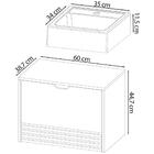 Conjunto 3 Peças Para Banheiro Bn3630x13x14 Tecno Mobili