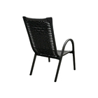 Conjunto 3 Poltronas Para Jardim Area Externa De Junco Tabaco