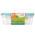 Conjunto 3 Potes Herméticos De Plástico Com Travas 300ml 1,24