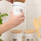 Conjunto 3 Potes Porta Condimentos Metal Matte Cozinha Yoi Br