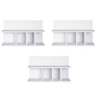 Conjunto 3 Prateleiras Para Escritório Est017 Criando Mobilia