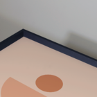 Conjunto 3 Quadros Com Moldura Abstract