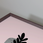 Conjunto 3 Quadros Com Moldura Floral