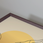 Conjunto 3 Quadros Com Moldura Floral Gold