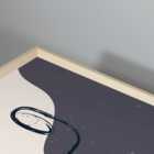 Conjunto 3 Quadros Com Moldura Rosto Minimalista