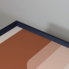 Conjunto 3 Quadros Com Moldura Símbolos Abstratos