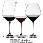 Conjunto 3 Taças Riedel Para Vinhos Tintos Cristal Importado