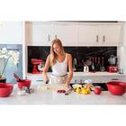 Conjunto 3 Tigelas Bowls Luxo Vermelho Cozinha Kitchenaid