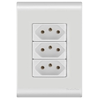 Conjunto 3 Tomadas 20a - Tramontina Liz - Tlb010