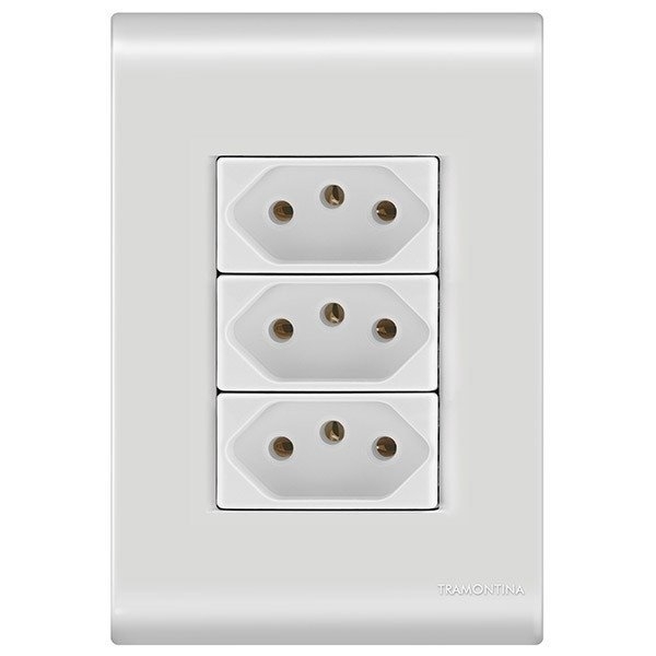 Conjunto 3 Tomadas 20a - Tramontina Liz - Tlb010