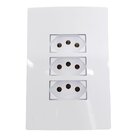 Conjunto 3 Tomadas 2p+t 10a 94123 - Ilumi