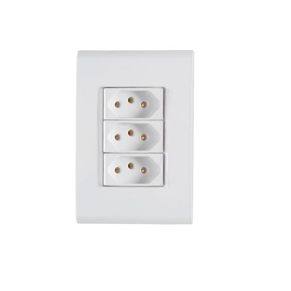 Conjunto 3 Tomadas 2p+t 20a 4x2 Tramontina Liz