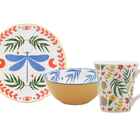 Conjunto 3pcs Lanche Libélula Oxford