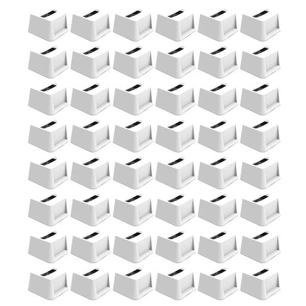 Conjunto 48 Porta Guardanapos De Mesa Brancos Restaurante Lan