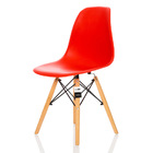 Conjunto 4  Cadeiras Charles Eames Eiffel Vermelha - Kzabela