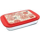 Conjunto 4 Assadeiras De Vidro Retangulares 3,7l Marinex Lasa