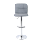 Conjunto 4 Banqueta Altas Encosto Estofado Para Cozinha Balcã