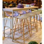 Conjunto 4 Banquetas Clarice  Branco