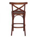 Conjunto 4 Banquetas Madeira Maciça Tauarí Cross X Texas  Cas