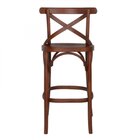 Conjunto 4 Banquetas Madeira Maciça Tauarí Cross X Texas  Cas