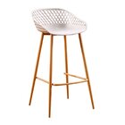 Conjunto 4 Banquetas Para Cozinha Clarice Nude