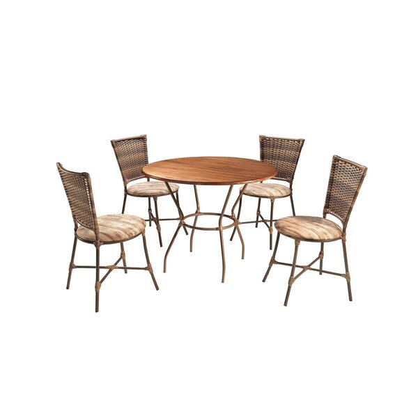 Conjunto 4 Cadeiras 1 Mesa Madeira Green Art & Luxo Carvalho