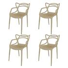 Conjunto 4 Cadeiras Allegra Fendi Em Polipropileno