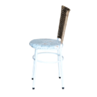 Conjunto 4 Cadeiras Branca Para Cozinha Hawai Cappuccino Com