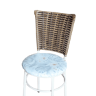 Conjunto 4 Cadeiras Branca Para Cozinha Hawai Cappuccino Com