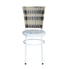 Conjunto 4 Cadeiras Branca Para Cozinha Hawai Cappuccino Prem