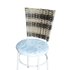 Conjunto 4 Cadeiras Branca Para Cozinha Hawai Cappuccino Prem