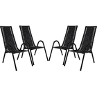 Conjunto 4 Cadeiras Canadá, Artesanal, Para Área, Varanda, Ed