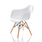 Conjunto 4 Cadeiras Charles Eames Com Braços Branca - Kza Bela