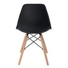 Conjunto 4 Cadeiras Charles Eames Eiffel Concha Fixa - Preto