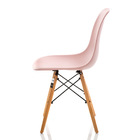 Conjunto 4 Cadeiras Charles Eames Eiffel Rosa - Kzabela