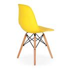 Conjunto 4 Cadeiras Charles Eames Eiffel Wood Base Madeira -