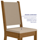 Conjunto 4 Cadeiras Clara Poliman Móveis