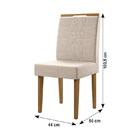 Conjunto 4 Cadeiras Creta - Lukaliam Móveis