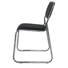 Conjunto 4 Cadeiras Dakkar Preta Para Mesa De Jantar