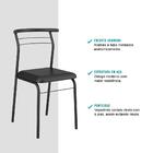 Conjunto 4 Cadeiras De Jantar 1708 Carraro Preto