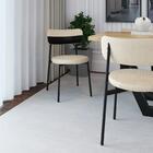 Conjunto 4 Cadeiras De Jantar Kyta Tecido Mesclado Est.preta