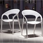 Conjunto 4 Cadeiras De Plástico Polipropileno Empilhável Glas