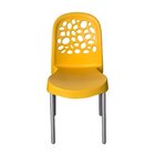 Conjunto 4 Cadeiras Deluxe Amarela Amarelo
