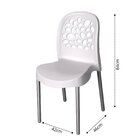 Conjunto 4 Cadeiras Deluxe Branca Branco