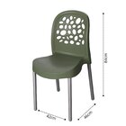 Conjunto 4 Cadeiras Deluxe Verde Verde