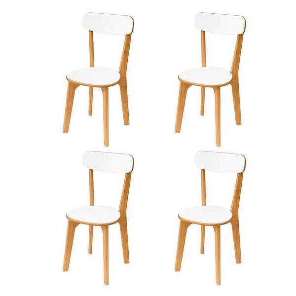 Conjunto 4 Cadeiras Divino - Branco | Leroy Merlin