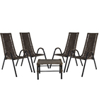 Conjunto 4 Cadeiras E Mesa De Centro Canadá, Para Área, Edícu